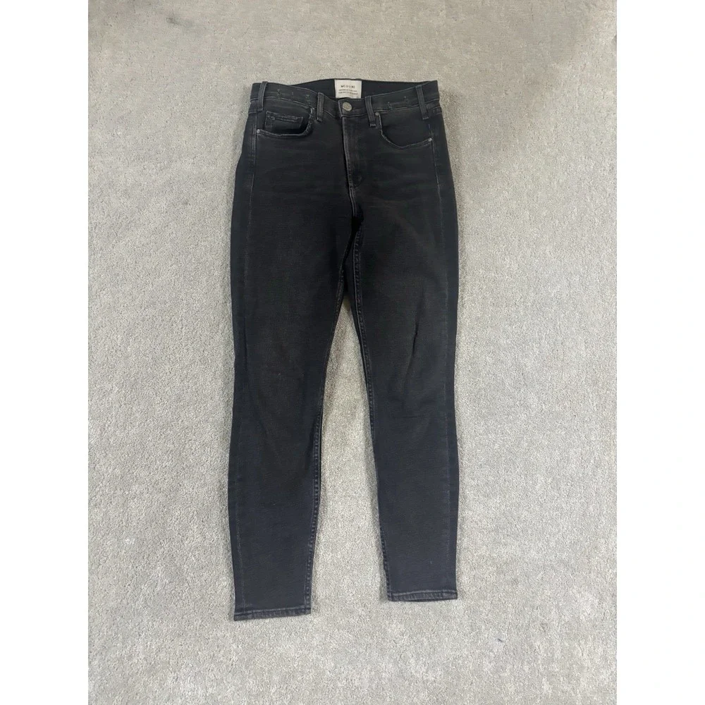 womens‎ mcguire jeans newton skinny black gray wash size 27
